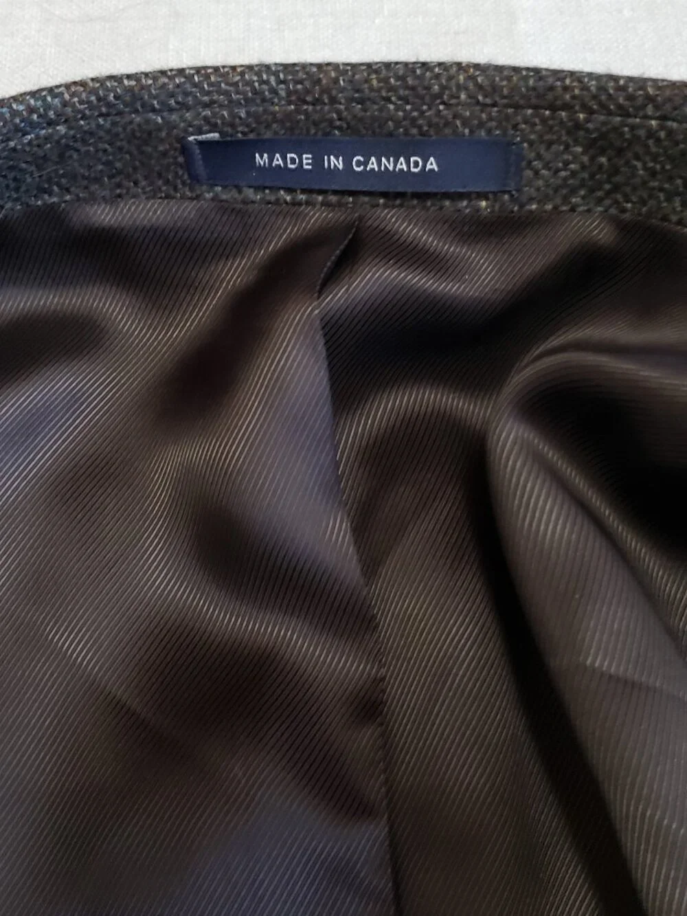 Daniel Cremieux Men's 48L Gray Tweed Wool Sports Coat Jacket Blazer Herringbone